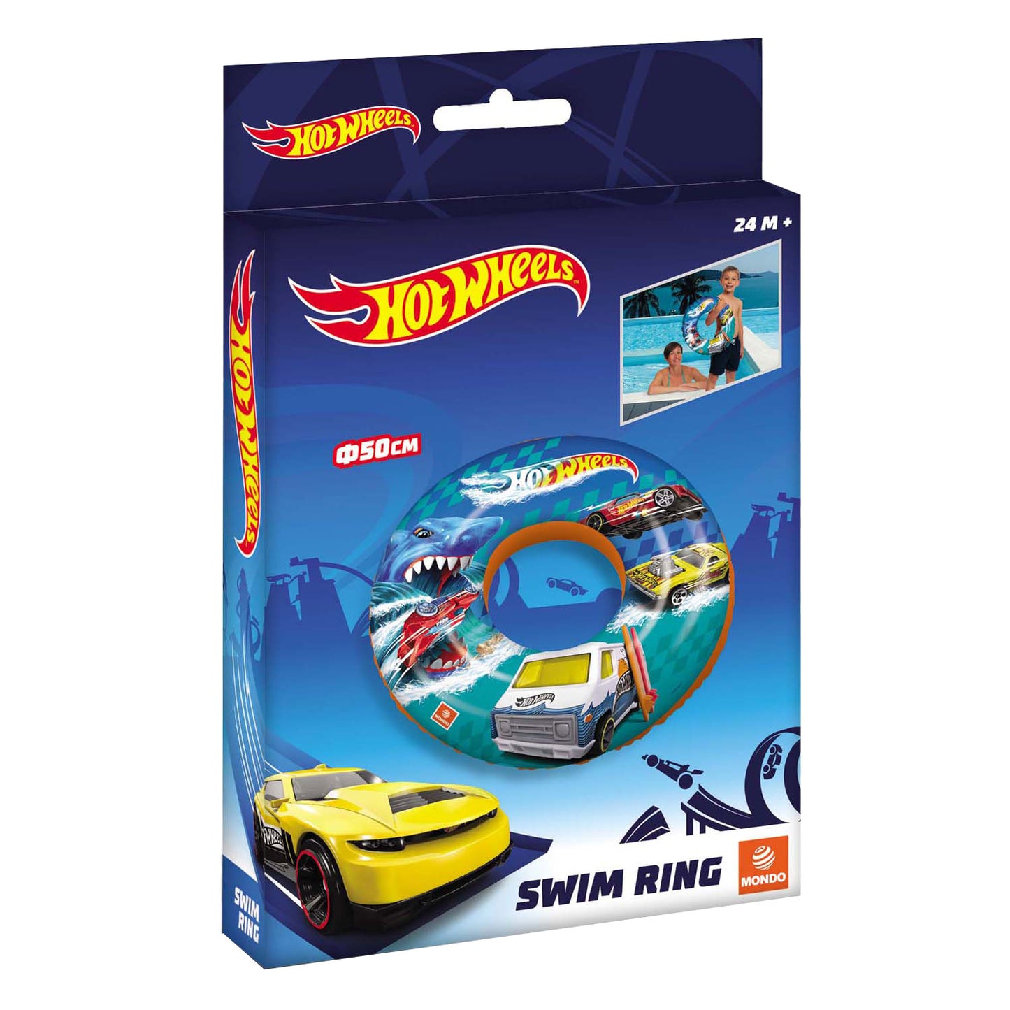 Hot Wheels Mondo Schwimmring, 50 cm