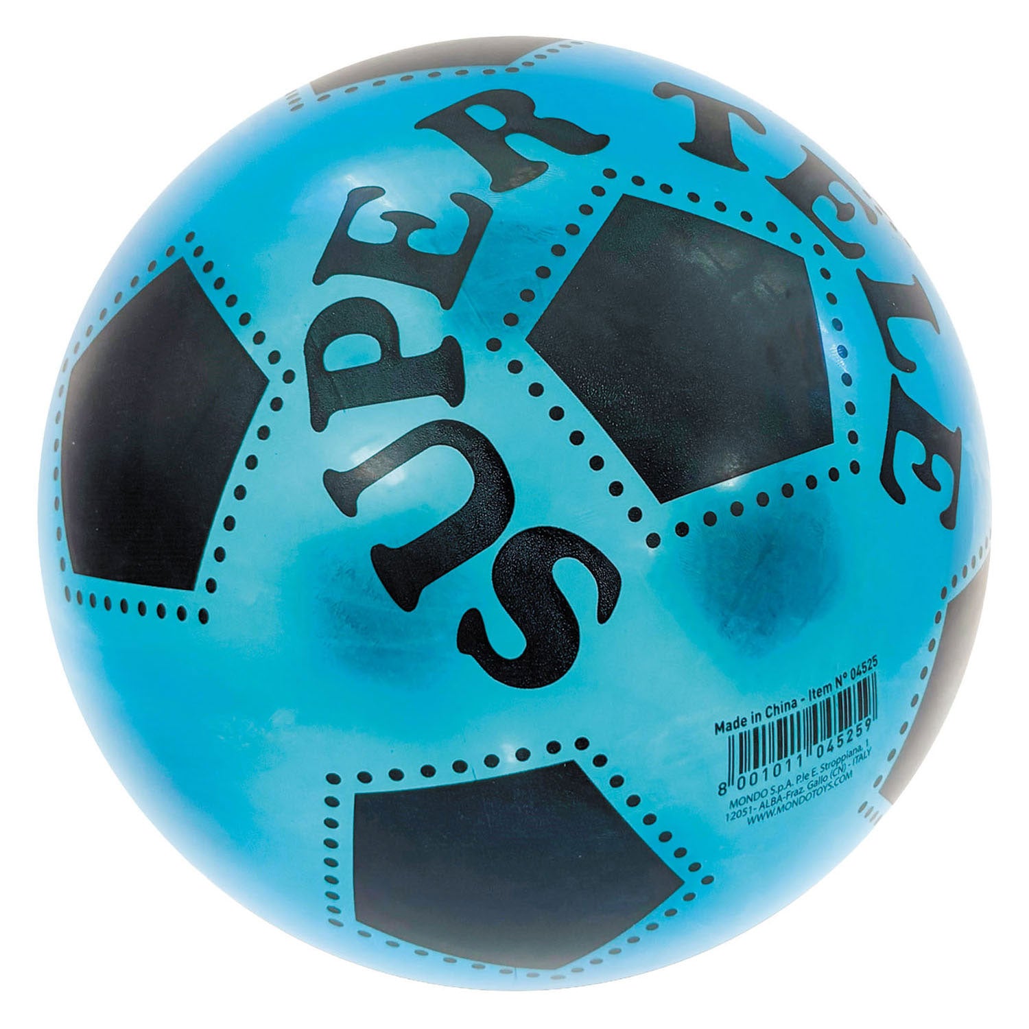 Mondo transparenter farbiger Fußball – 22 cm