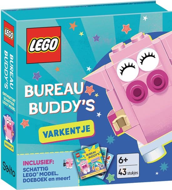 Der Ballon-Lego-Schreibtisch ist das Schwein