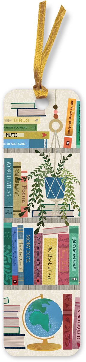 Flammenbaum-Lesezeichen (foliert) – Georgia Breeze: Bücherregale-Lesezeichen (10er-Pack)