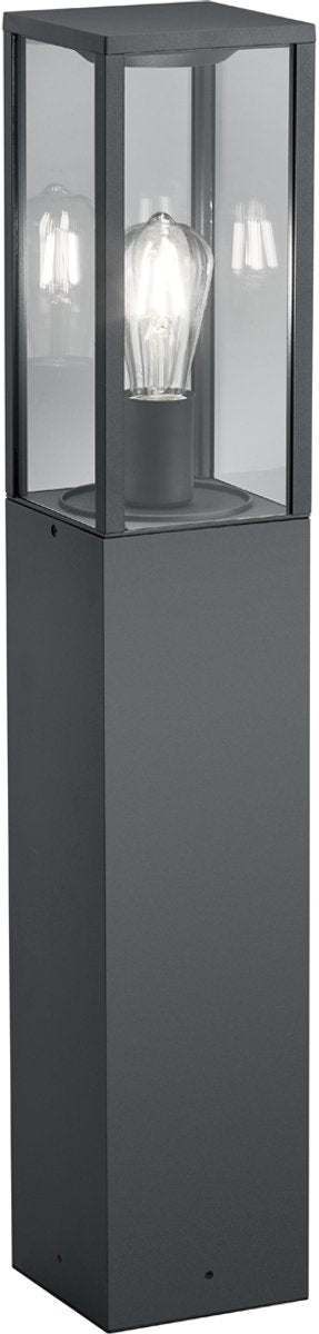 Trio garonne - Mastleuchte - Anthrazit - exkl. 1x e27 7w - Außenbeleuchtung - IP44