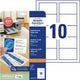 Business cards avery 185g m2 85 x 54 mm matt
