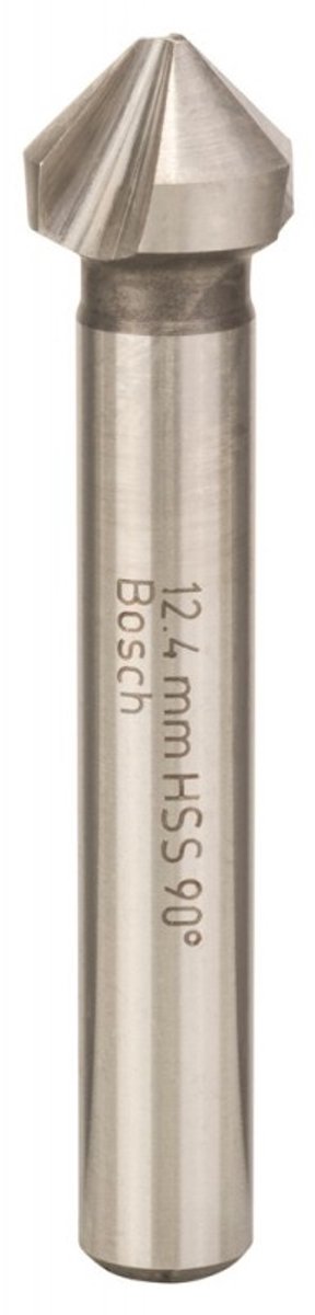 Bosch - Kegelsenkerbohrer HSS mit 3 Bohrplatten, DIN 335 12,4 mm, M6, 56 mm, 8 mm