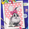 Ravensburger Creart Painting von Number Rabbit mit Glitzer