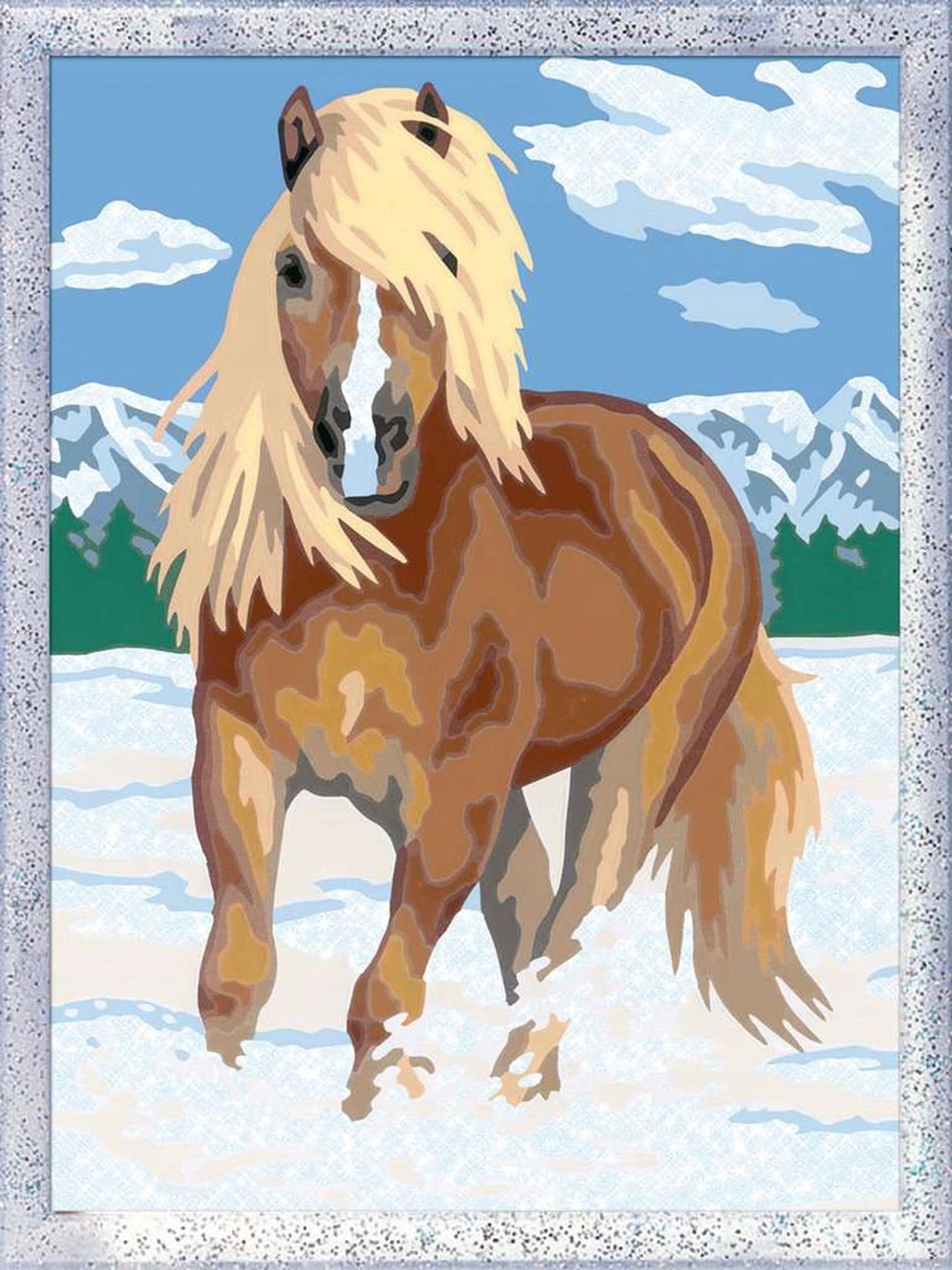 Ravensburger Kreart Gemälde von Nummer Het Koninklijke Pferd
