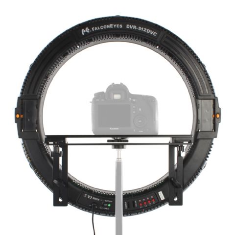 Falcon Eyes zweifarbige LED-Ringlampe dimmbar DVR-512DVC auf 230 V