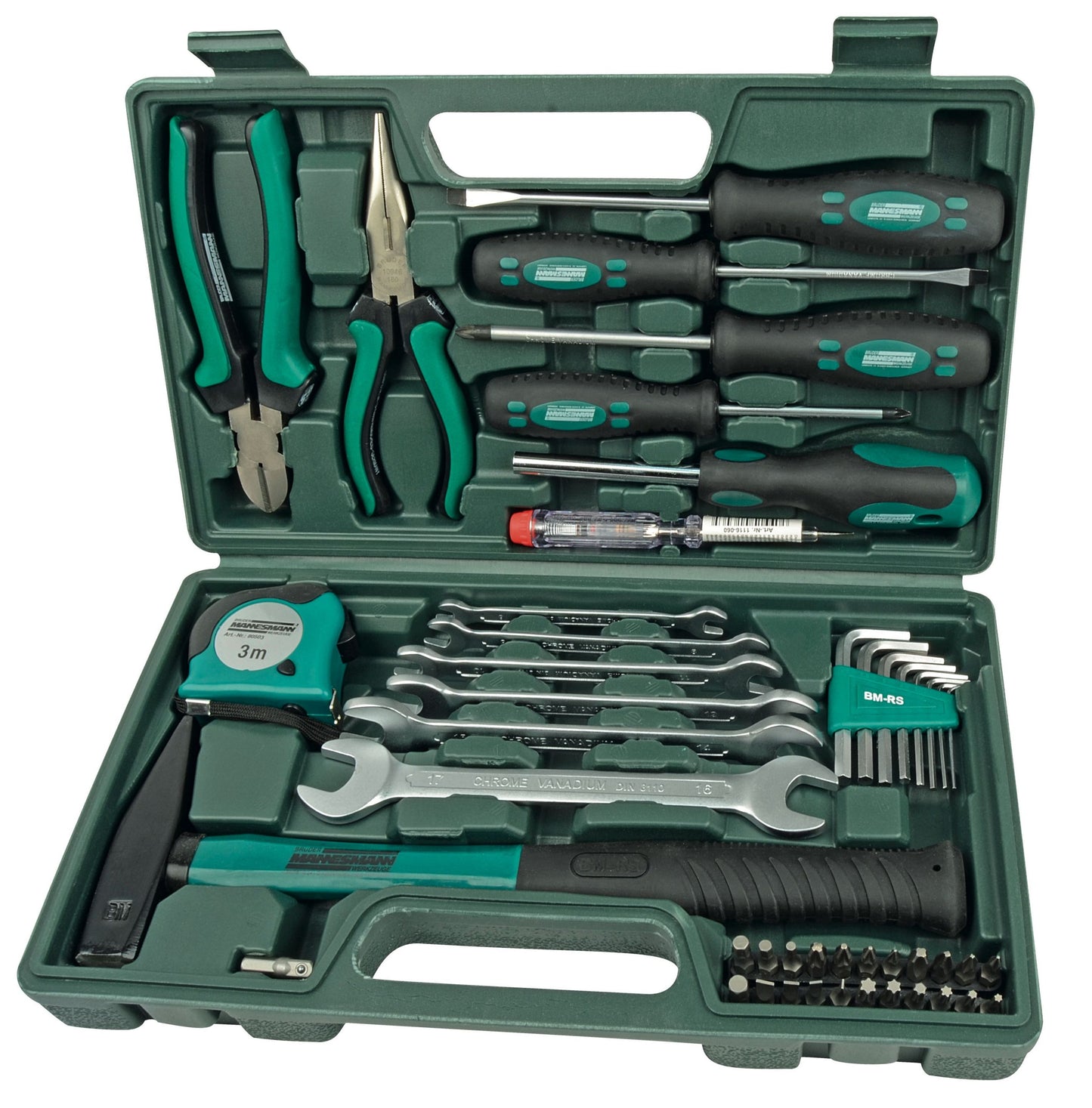 Brüder Mannesmann Bruder Mannesmann Tool Set 47-Piece 29032