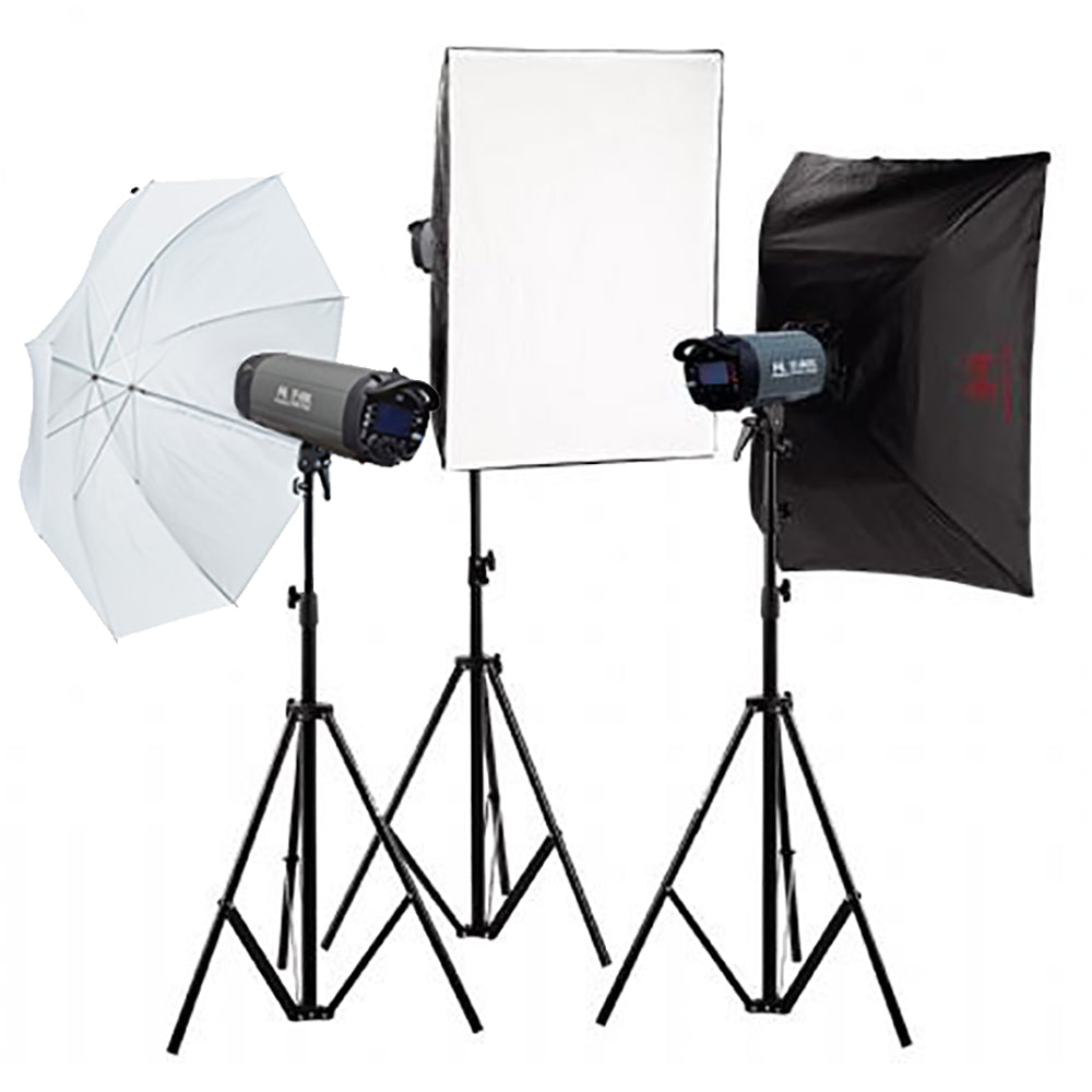 Falcon Eyes Studioblitz-Set TFK-3400L mit LCD-Bildschirm