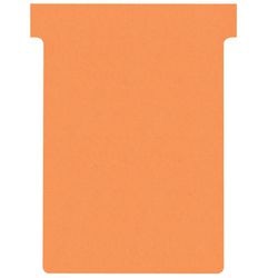 T-Einsteckkarten Nobo Größe 3 orange Packung 100 Stück