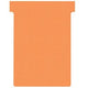 T-Einsteckkarten Nobo Größe 3 orange Packung 100 Stück