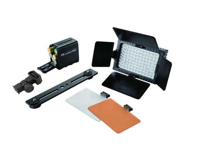 Falcon Eyes LED-Lampe Set DV-96V-K1 auf Batterie