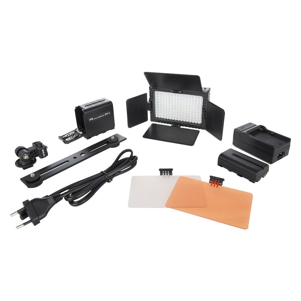Falcon Eyes LED-Lampe dimmbare DV-160V-K2 inkl