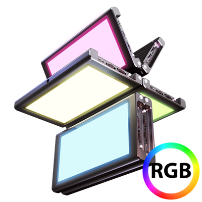 Falcon Eyes RGB LED -Lampe Pockelit F7 Falt