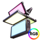 Falcon Eyes RGB LED -Lampe Pockelit F7 Falt