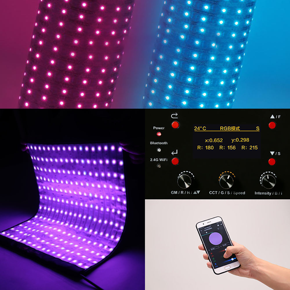 Falcon Eyes Flexibles RGB-LED-Panel RX-836-K1 112 x 46,5 cm