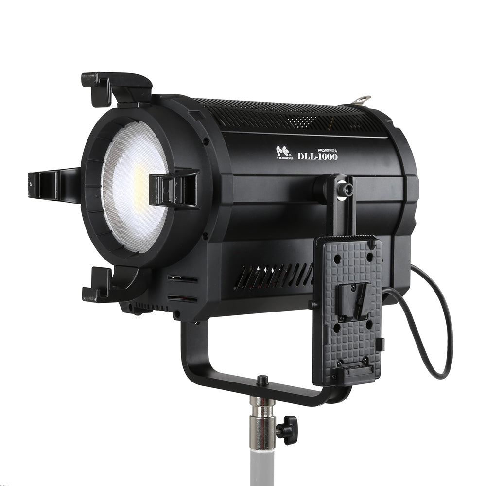 Falcon Eyes Bi-Color LED LED-Spot Lampe DLL-1600TDX ​​auf 230 V oder Batterie