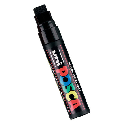 UNI-POSCA POSCA-Marker, AFM PC-17K, Liniendicke 15 mm, extra breit, schwarz, 1 Stück