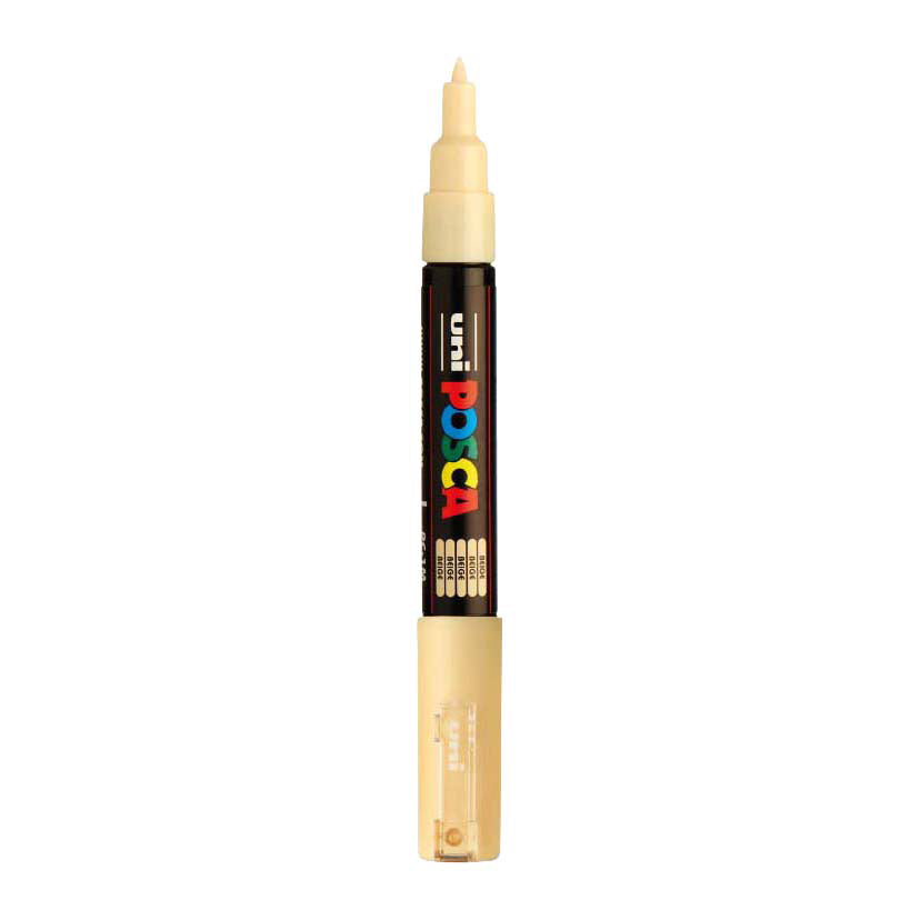 Uni Posca Farbmarker 1mc beige – konische Spitze – 1 mm