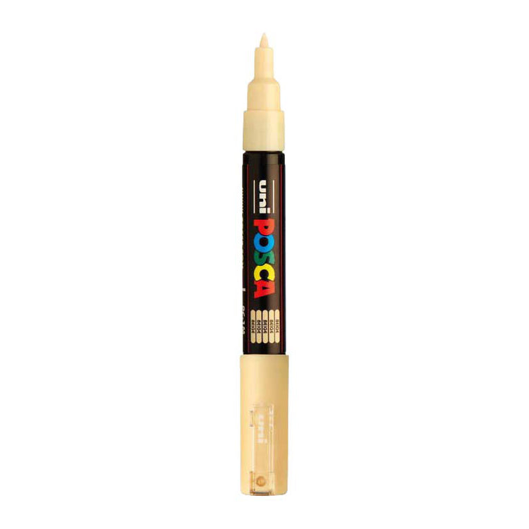 Uni Posca Farbmarker 1mc beige – konische Spitze – 1 mm