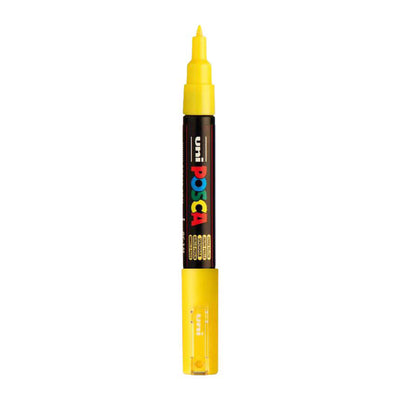 Uni Posca Farbmarker 1mc strohgelb – konische Spitze – 1 mm