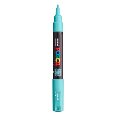 Uni Posca Farbmarker 1mc Aquagrün – konische Spitze – 1 mm