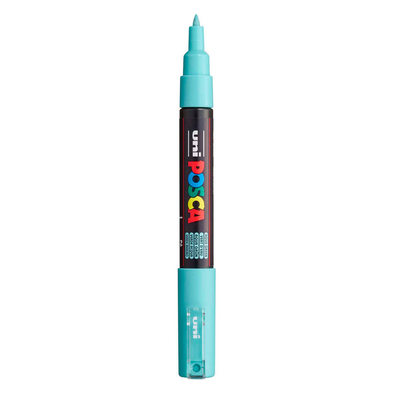 Uni Posca Farbmarker 1mc Aquagrün – konische Spitze – 1 mm