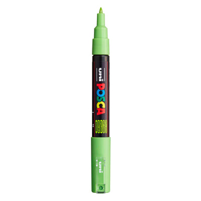 Uni Posca Farbmarker 1 mc Apfelgrün – konische Spitze – 1 mm