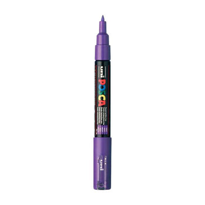 UNI-POSCA POSCA-Marker, AFM PC-1M, Leitungsdicke 0,7 mm, Extra-Fine, Violett, 1 Stück