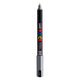 UNI-POSCA POSCA-Marker, AFM PC-1MR, Leitungsdicke 0,7 mm, Extra-Feine, Silber, 1 Stück