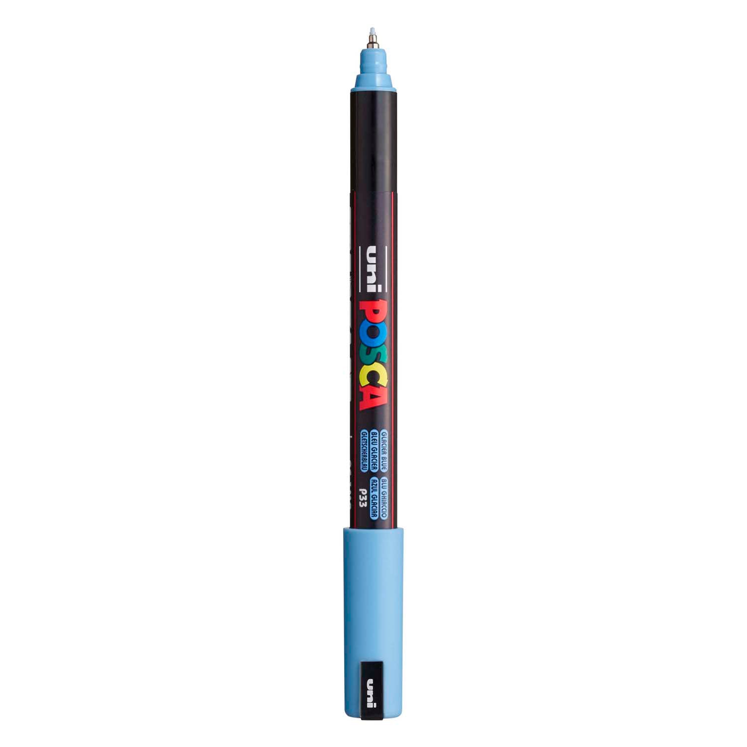 Uni Posca Marker PC-1MR Eisblau – extrafein 0,7 mm
