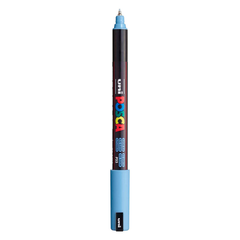 Uni Posca Marker PC-1MR Eisblau – extrafein 0,7 mm