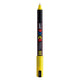 UNI-POSCA POSCA-Marker, AFM PC-1MR, Leitungsdicke 0,7 mm, Extra-Fine, Gelb, 1 Stück