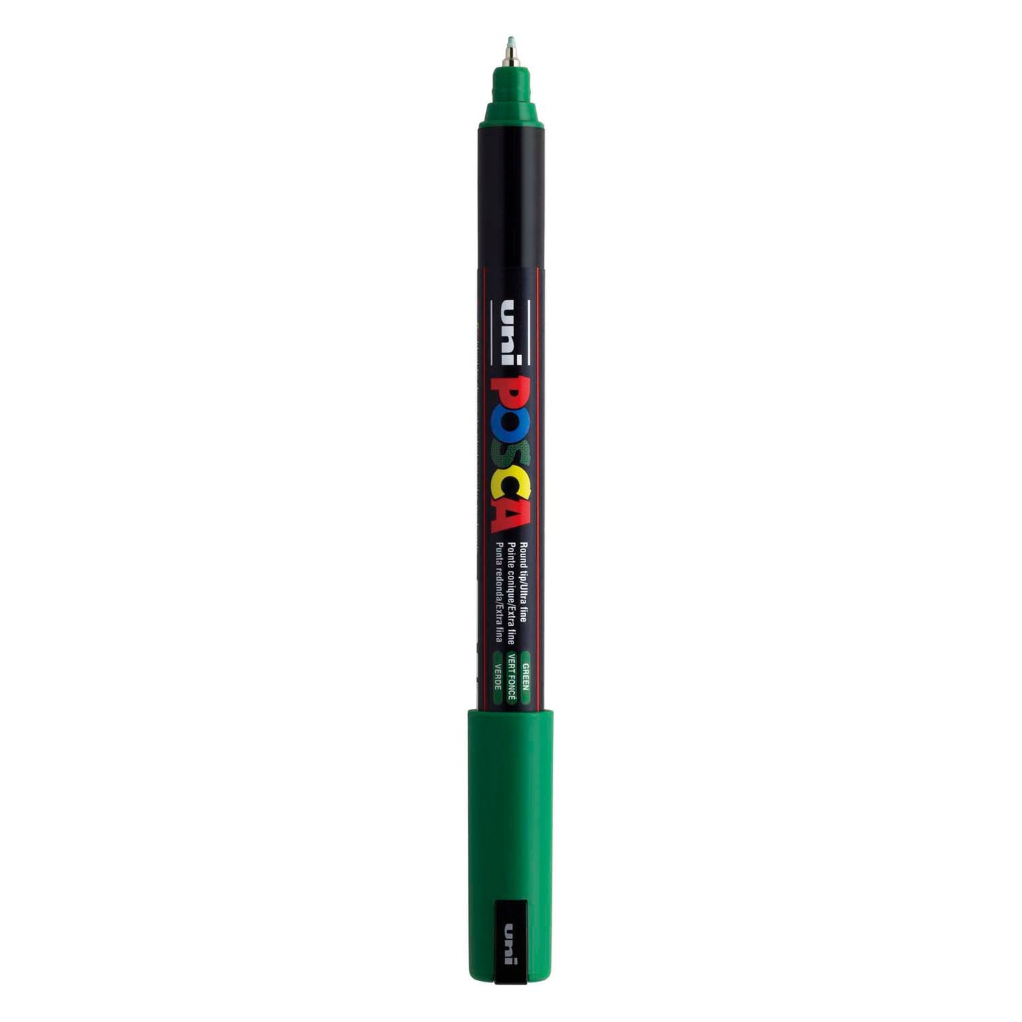 UNI-POSCA POSCA-Marker, AFM PC-1MR, Leitungsdicke 0,7 mm, Extra-Fine, Grün, 1 Stück