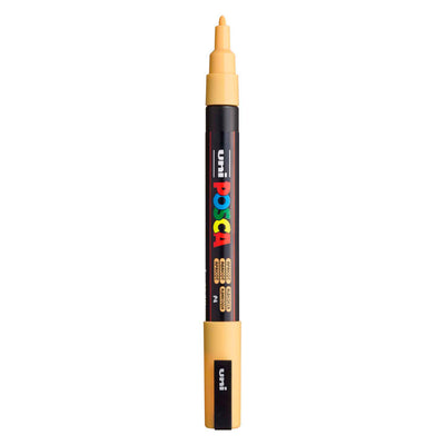 Uni Posca PC3M Acrylmarker Aprikose – runde Spitze bis 1,3 mm
