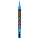 UNI-POSCA POSCA-Marker, AFM PC-3M, Liniendicke 0,9-1,3 mm, fein, himmelblau, 1 Stück