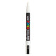 UNI-POSCA POSCA-Marker, AFM PC-3M, Liniendicke 0,9-1,3 mm, fein, weiß, 1 Stück