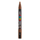 UNI-POSCA POSCA-Marker, AFM PC-3M, Liniendicke 0,9-1,3 mm, fein, braun, 1 Stück