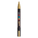 UNI-POSCA POSCA-Marker, AFM PC-3M, Liniendicke 0,9-1,3 mm, fein, Gold, 1 Stück