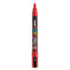 UNI-POSCA POSCA-Marker, AFM PC-3M, Liniendicke 0,9-1,3 mm, fein, rot, 1 Stück