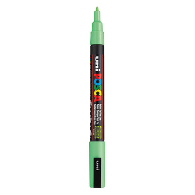 UNI-POSCA POSCA-Marker, AFM PC-3M, Liniendicke 0,9-1,3 mm, fein, hellgrün, 1 Stück