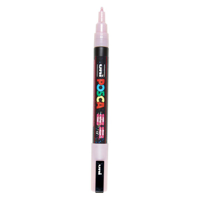 Uni Posca PC3M Farbmarker Glitter Pink – runde Spitze bis 1,3 mm