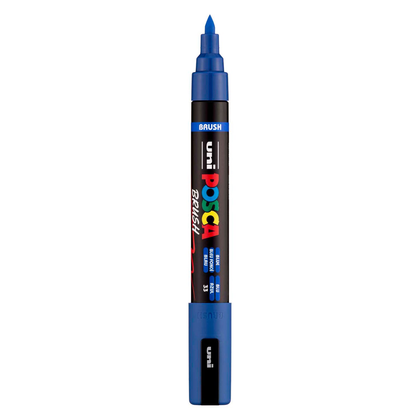 Uni Posca Pinselmarker pc5br dunkelblau – Pinselspitze 1–4 mm