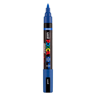 Uni Posca Pinselmarker pc5br dunkelblau – Pinselspitze 1–4 mm