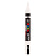 Uni Posca Pinselmarker pc5br weiß – Pinselspitze 1–4 mm