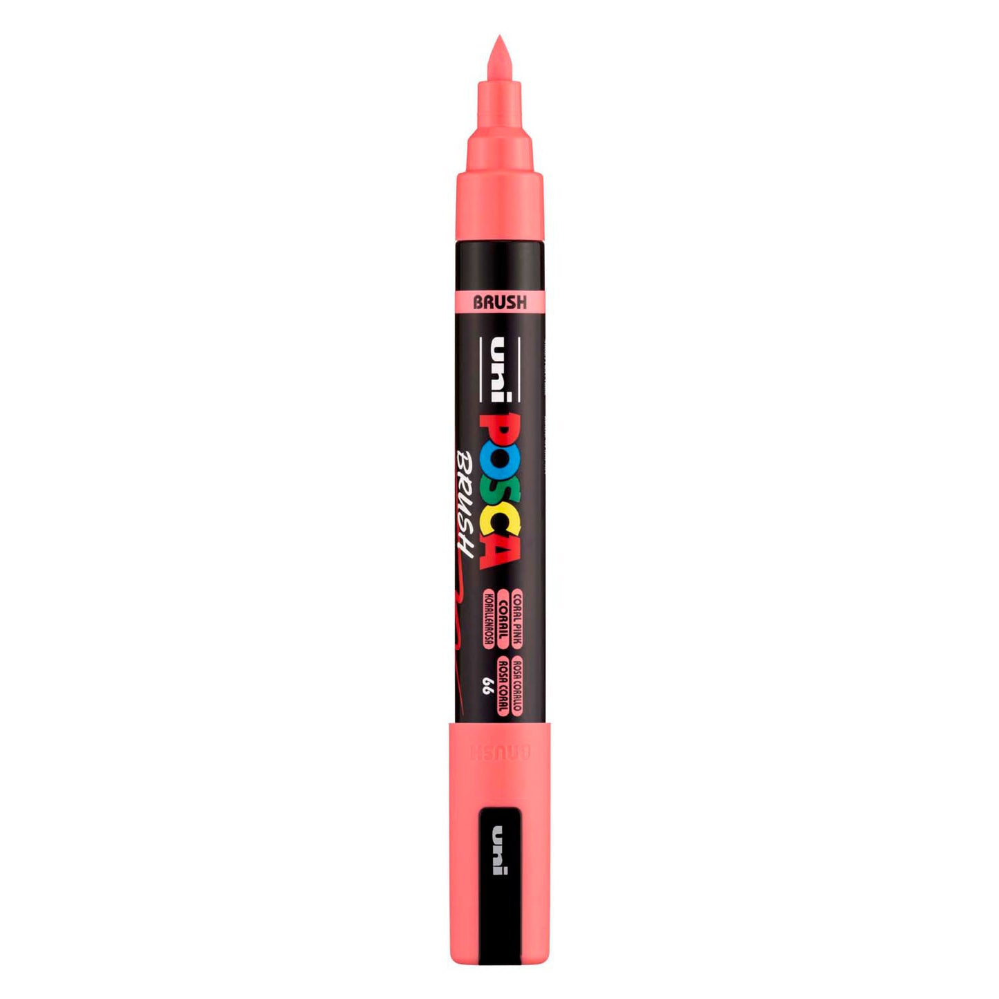 Uni Posca Pinselmarker pc5br korallenrosa – Pinselspitze 1–4 mm