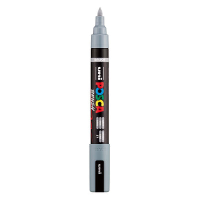 Uni Posca Pinselmarker pc5br grau – Pinselspitze 1–4 mm