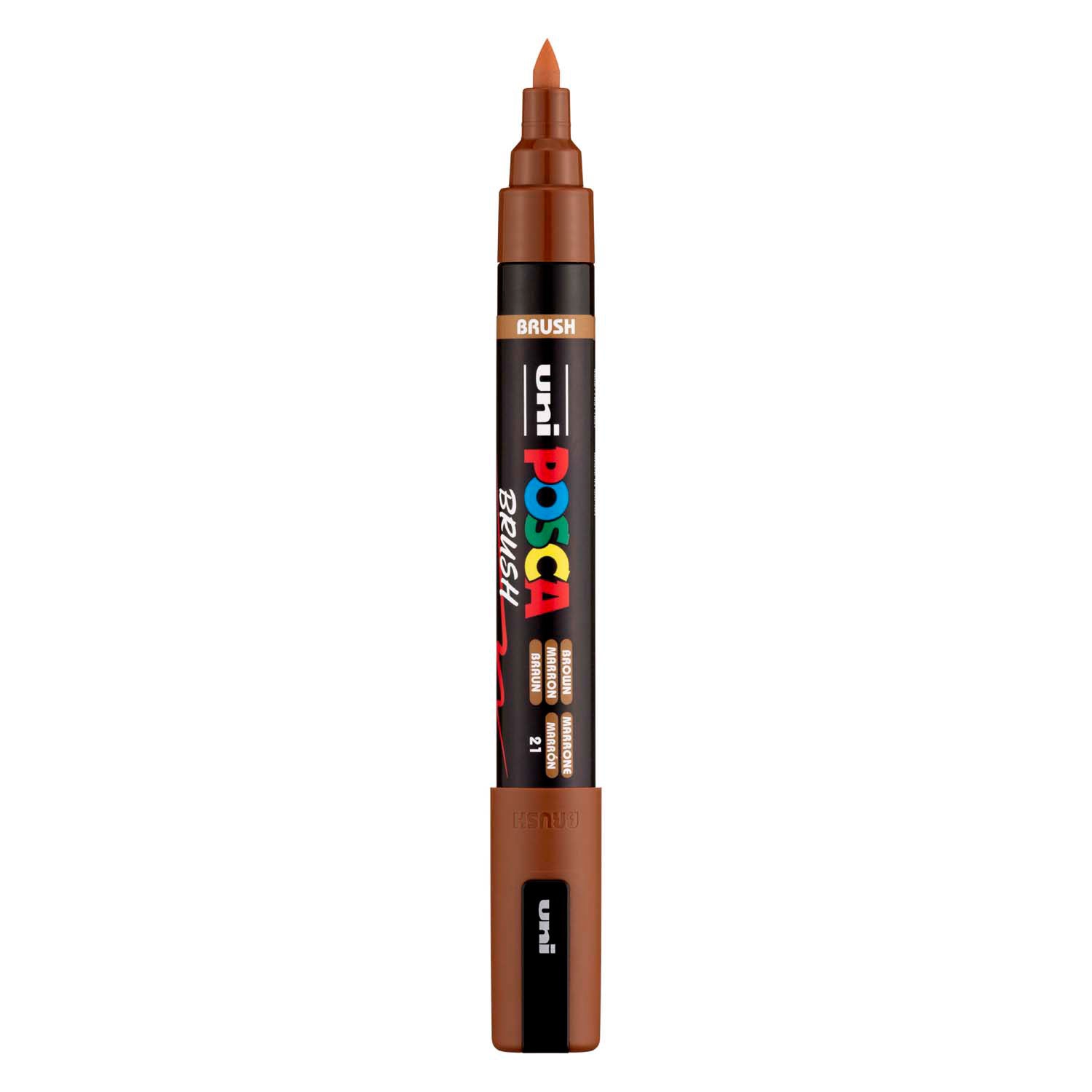 Uni Posca Pinselmarker pc5br braun – Pinselspitze 1–4 mm