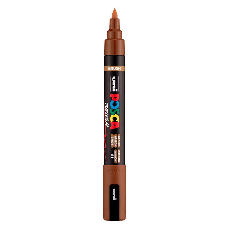 Uni Posca Pinselmarker pc5br braun – Pinselspitze 1–4 mm