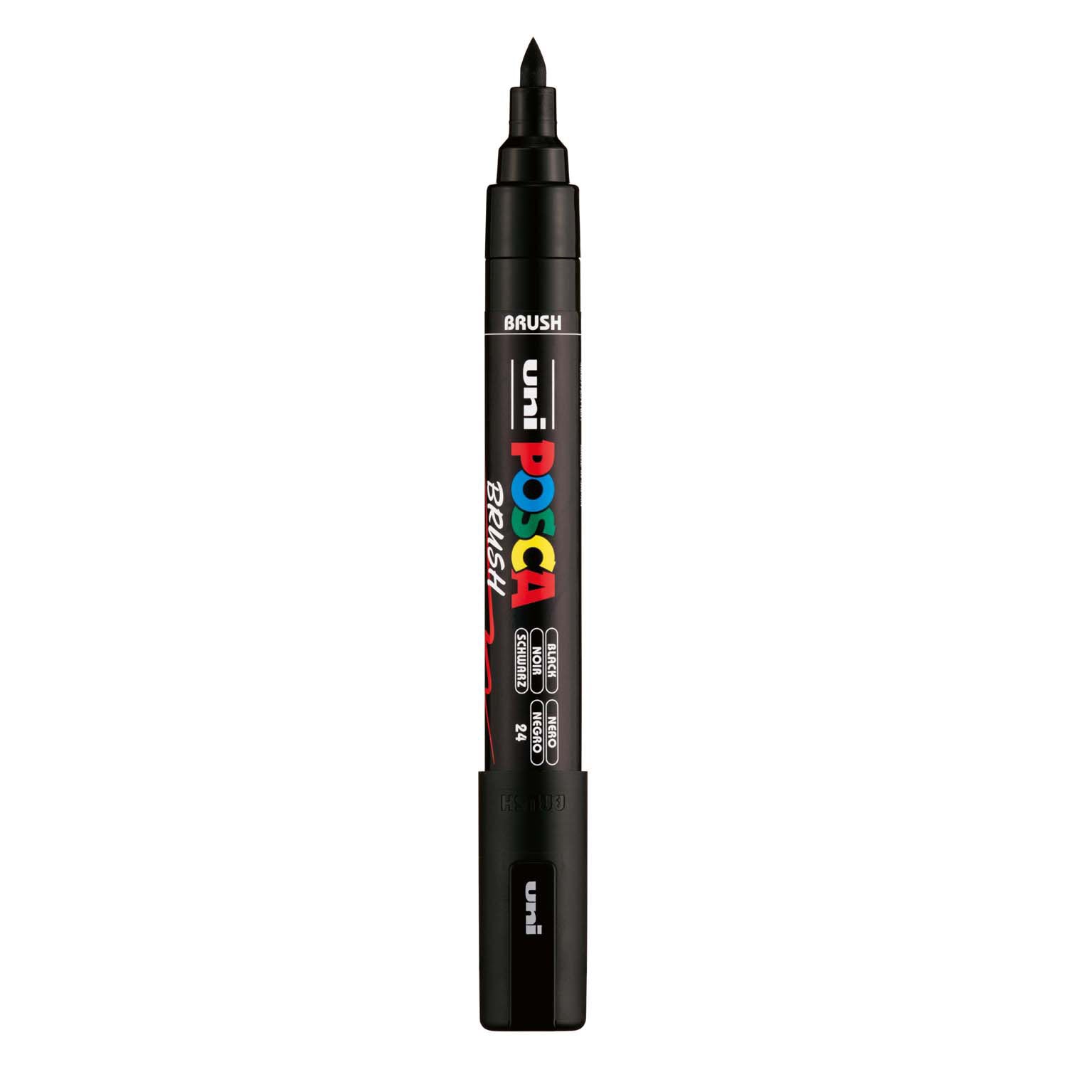 Uni Posca Pinselmarker pc5br schwarz – Pinselspitze 1–4 mm