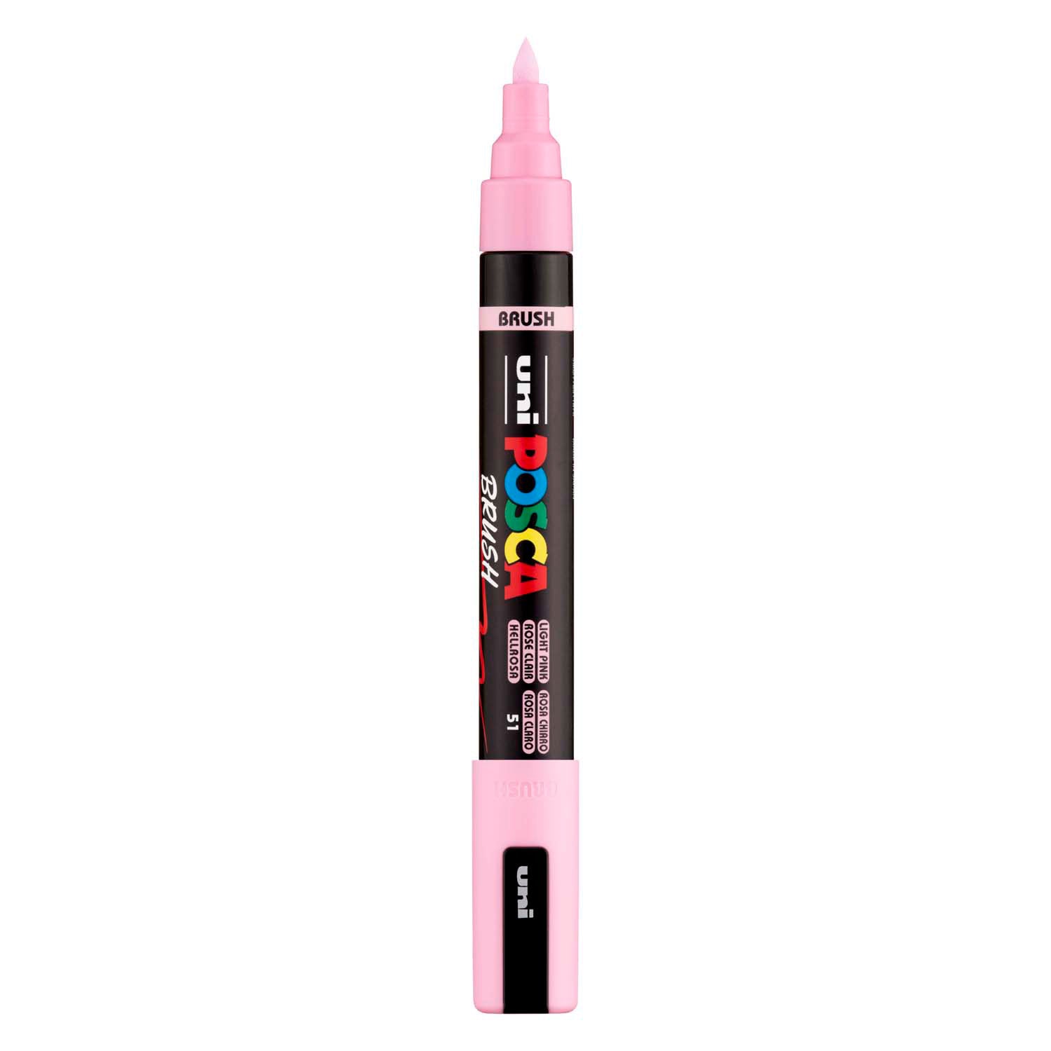 Uni Posca Pinselmarker pc5br hellrosa – Pinselspitze 1–4 mm